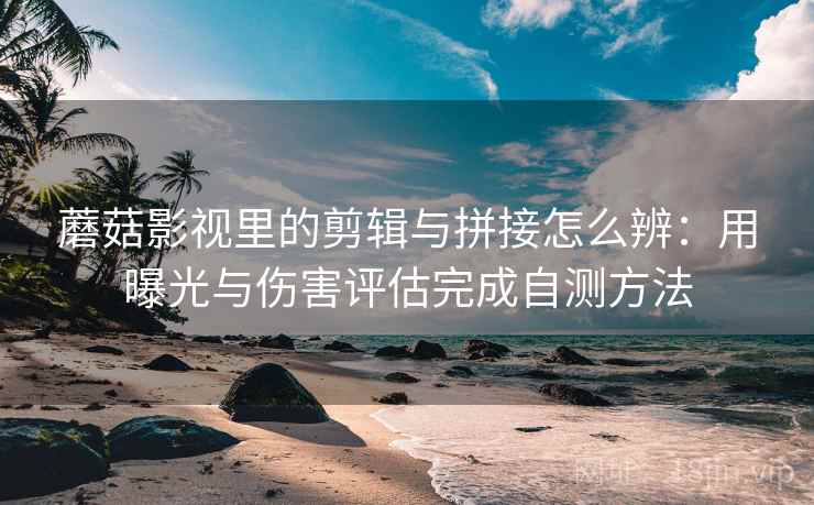蘑菇影视里的剪辑与拼接怎么辨：用曝光与伤害评估完成自测方法